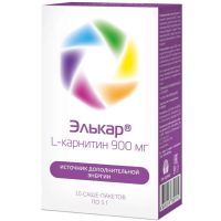 Элькар саше-пак.(пор. д/приг. р-ра д/приема внутрь) 900мг (5г) №10 Внешторгфарма