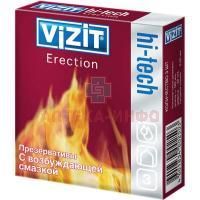 Презерватив VIZIT Hi-Tech Erection (с возб. смазкой) №3 CPR Productions und Vertriebs/Германия