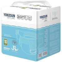 Подгузники для взрослых YOKOSUN на липучках разм. XL №10 Азия Лайф/Китай