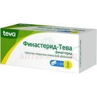 Финастерид-Тева таб. п/пл.об. 5мг №30 Teva Pharmaceutical Works Private/Венгрия