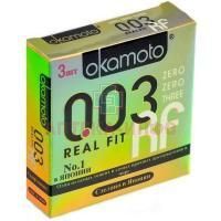 Презерватив OKAMOTO 003 Real Fit №3 (супер тонкие) Okamoto/Япония