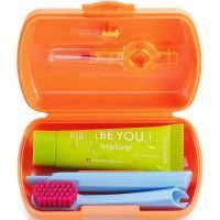 Набор Курапрокс Би Ю (CURAPROX Be You) Дорожный (зубная щетка+зубная паста 10мл+ершики CP 10 оранж.) Curaden/Швейцария