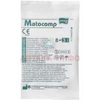 Салфетки MATOCOMP марл. стер. 7,5см х 7,5см 8 слоев пл. 36г/м №3 TZMO S.A./Польша