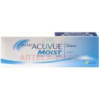 Линзы ACUVUE MOIST (1 день) pk 30 Dia 14.2 BC 8.5  контактные мягкие корриг. (-3,25) Johnson & Johnson Vision Care (Vistakon)