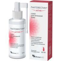Спрей Лактовестин Актив д/интим. гигиены 80мл ИнтелБио/Россия