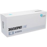Эналаприл таб. 5мг №60 Озон/Россия