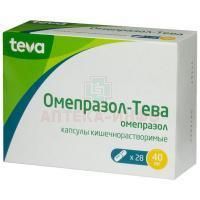 Омепразол-Тева капс. кишечнораств. 40мг №28 Teva Pharma S.L.U./Испания