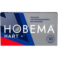 Новема Найт таб. п/пл. об. 25мг+220мг №10 Отисифарм Про