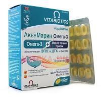 Аквамарин Омега-3 капс. №60 Vitabiotics/Великобритания