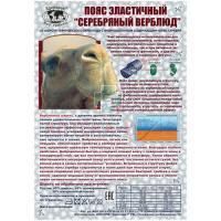 Пояс СЕРЕБРЯНЫЙ ВЕРБЛЮД эласт. из верблюж. шерсти разм. 5 Авангард-1