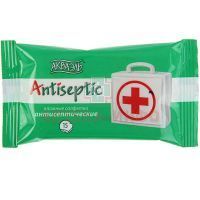 Салфетки АКВАЭЛЬ Antiseptic влажн. антибактер. №15 Зетел