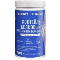 Коктейль PHARMA белковый восстанавл. с нейтр. вкусом 400г Леовит Hyтрио/Россия