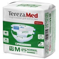 Подгузники для взрослых TEREZA MED Normal Medium (2) №10 Хайдженик/Россия