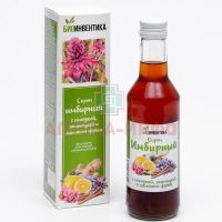 Сироп Имбирный с солодкой и лимоном Фреш 250мл Биоинвентика/Россия