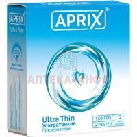 Презерватив APRIX (Априкс) Ультратонкие №3 Thai Nippon Rubber Industry/Таиланд