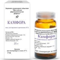 Камфорная мазь бан.(мазь д/наружн. прим.) 10% 25г №1 Ярославская ФФ