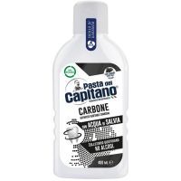 Ополаскиватель полости рта Pasta Del Capitano с Древесным углем 400мл Farmaceutici Dottor Ciccarelli/Италия