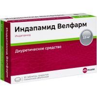Индапамид Велфарм таб. п/пл.об. 2,5мг №30 Велфарм-М