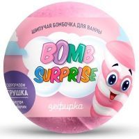 Средство Bomb Surprise Зефирка бомбочка шип. д/ванн с игрушкой 115г Фитокосметик/Россия