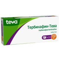 Тербинафин-Тева таб. 250мг №14 Actavis Group/Исландия