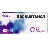 Парацетамол таб. 500мг №30 уп.конт.яч. Фармстандарт-Лексредства
