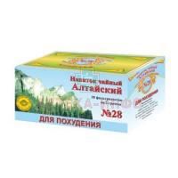 Чай лечебный АЛТАЙСКИЙ  №28 (д/похудения) пак.-фильтр 2г №20 Хелми