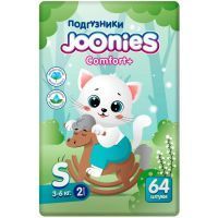 Подгузники Joonies Comfort + разм. S (3-6кг) №64 INSOFTB Co/Китай