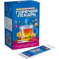 Напиток ГОРЯЧИЙ ЛЕКАРЬ согревающий Ягодный с медом и витаминами С, Д3 стик 25мл №10 Алтайский нектар/Россия
