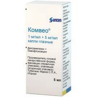 Комвео фл.(капли глазн.) 1мг/мл+5мг/мл 5мл №1 Tubilux Pharma/Италия