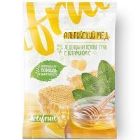 Карамель АКТИФРУТ с вит.С Альпийский мед 60г Гуслица/Россия