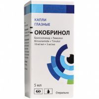 Окобринол фл.(капли глазн.) 10мг/мл+5мг/мл 5мл №1 World Medicine Ilac San. ve Tic. A.S./Турция