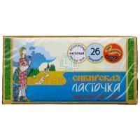 Чай лечебный СИБИРСКАЯ ЛАСТОЧКА зеленый пак.-фильтр 1,5г №26 ЧП Циплинин