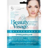 Маска косметическая Beauty Visage Минеральная очищ. д/лица ткан. 25мл Фитокосметик/Россия