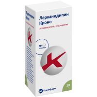 Лерканидипин Кроно таб. п/пл. об. 10мг №30 Канонфарма Продакшн/Россия