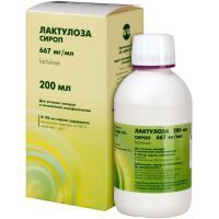 Лактулоза фл.(сироп) 667мг/мл 200мл №1 с мерн. ложкой Озон Фарм/Россия