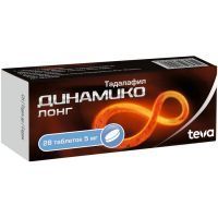 Динамико лонг таб. п/пл. об. 5мг №28 Teva Pharma S.L.U./Испания