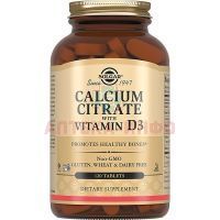 Солгар Цитрат кальция с вит. D3 таб. №120 Solgar Vitamin and Herb/США