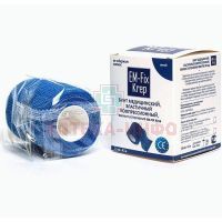 Бинт EM-FIX KREP компрес. эласт. 5cм х 4,5м (синий) Евромед