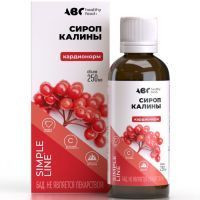 Сироп АВС ХЭЛСИ ФУД Кардионорм Калины 250мл Грин Сайд/Россия