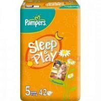 Подгузники PAMPERS Sleep & Play Junior (11-25кг) р.5 №42 Procter&Gamble/Германия
