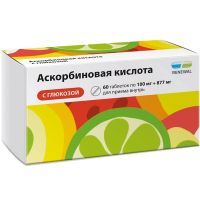 Аскорбиновая кислота, глюкоза таб. №60 Обновление ПФК/Россия