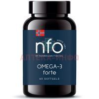 Норвегиан Фиш Оил Омега-3 Форте капс. №60 Pharmatech/Норвегия