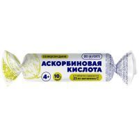 Аскорбиновая кислота Солнышко BioForte с сахаром и глюкозой таб. 3г №10 (дыня) Тигода-Фарм/Россия