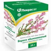 Чайный напиток ЛЕКРАСЭТ Вереск обыкновенный трава пак. 25г Лекра-сэт/Россия