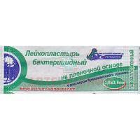 Лейкопластырь бактерицидный С-ПЛАСТ 3,8 х 3,8см (плен. основа)(р-р брилл. зеленого) Сарепта-Медипласт/Украина