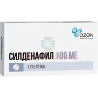 Силденафил таб. п/пл. об. 100мг №1 Озон/Россия