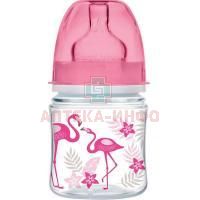 Бутылочка детская CANPOL BABIES Easy Start "Jungle" с широким горлом антиколик. 120мл (арт. 35/224) коралл (с 0 мес.) Canpol Babies/Польша