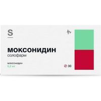 Моксонидин солофарм таб. п/пл. об. 0,2мг №30 Гротекс