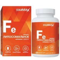 STARMAX Железо липосомальное + вит. С, В9, В12 капс. 436мг №60 Вектор-Медика