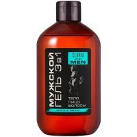 Гель для душа CLARIO мужской 3в1 400мл Уник косметик/Россия